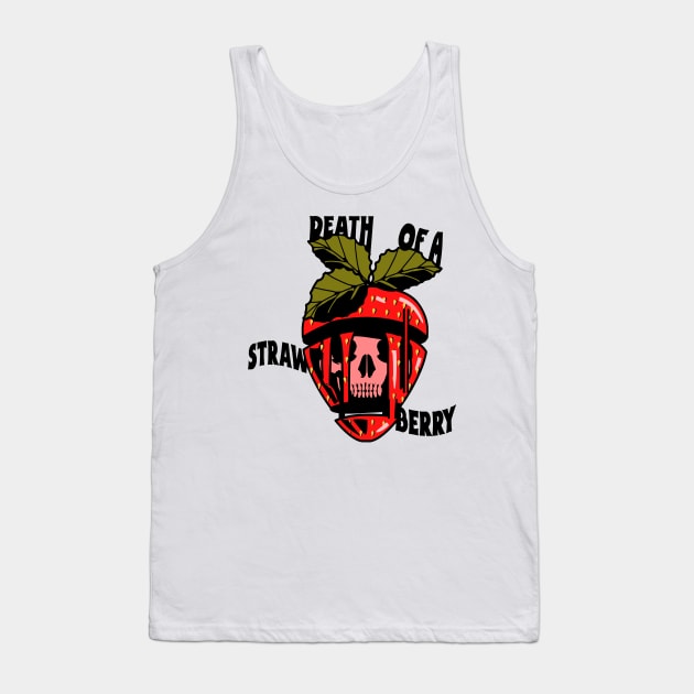 Dance Gavin Dance Death of a Strawberry Tank Top by Notsoravyn